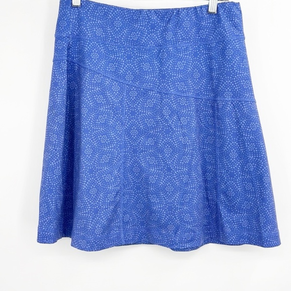 L.L. Bean Patterned Dots Stars Blue Skirt - size small